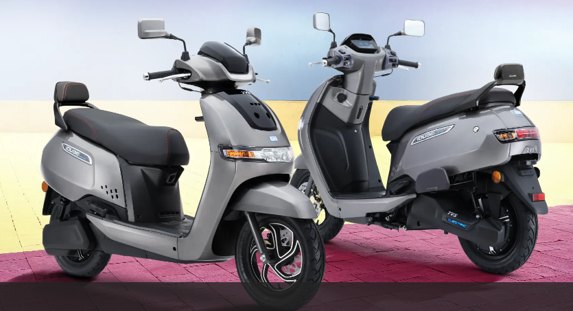EV Scooty: जबरदस्त और स्टायलिश लुक के साथ लॉन्च हुई TVS की  iQUBA 3.1 kWh जाने क्या है इसमें खास  …..